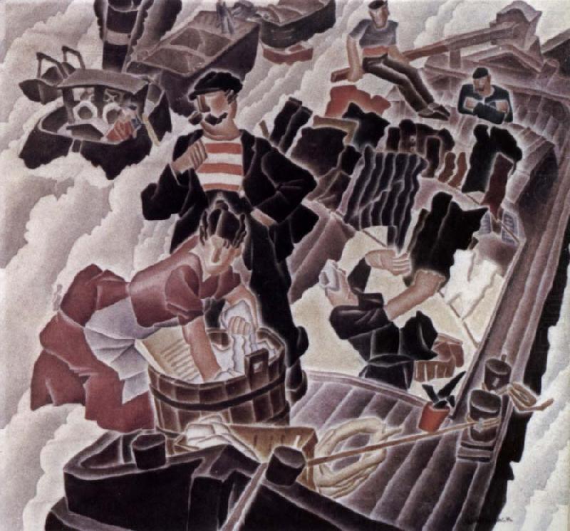 Walt Louderback Life on aRiverboat china oil painting image